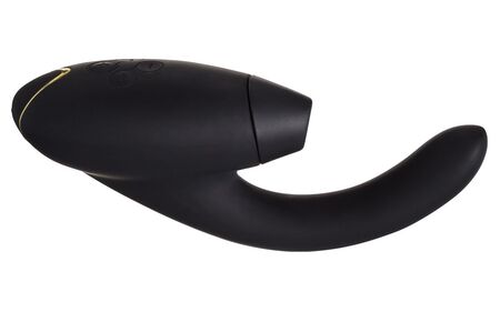 Чёрный стимулятор 2-в-1 для женщин Womanizer InsideOut